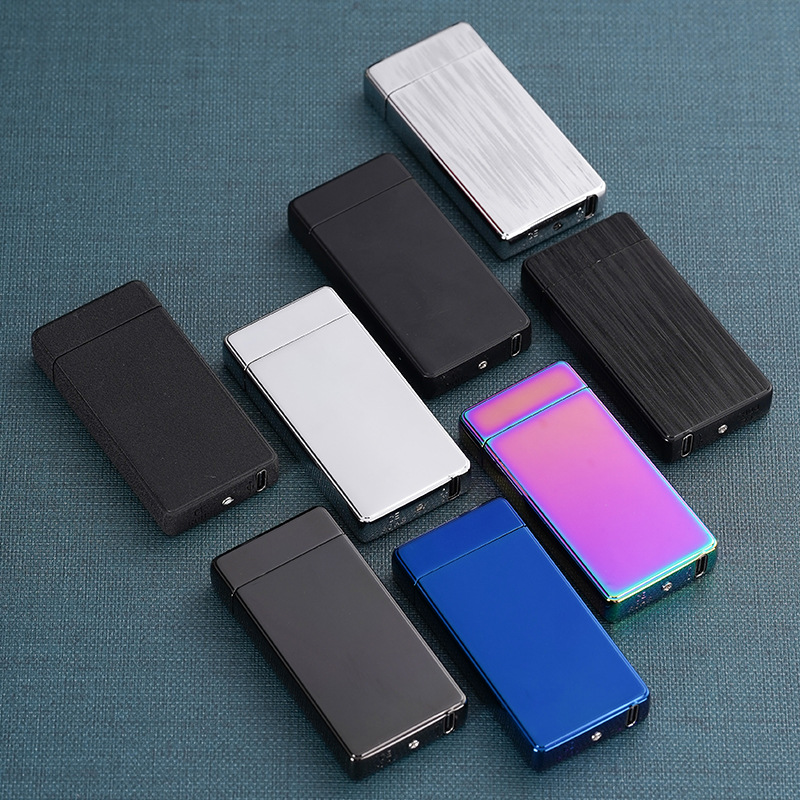 Factory personalized intelligent induction ignition charging lighter, arc pulse cigarette lighter, advertising LOGO, cross-border e-commerce pic 8