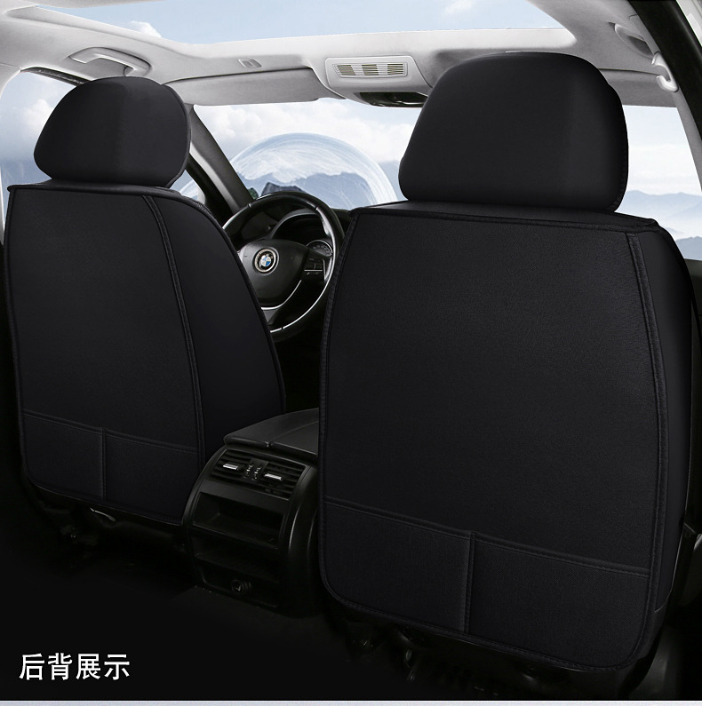 One-piece consignment cross-style linen car seat cushions, wear-resistant, dirt-resistant, all-season universal, full-body seat covers, car seat covers pic 27