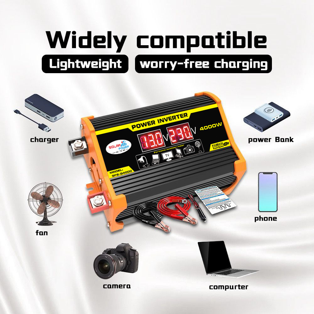 Cross-border e-commerce bestseller Legend II inverter 12V to 220V/110V300W labeled 4000W pic 19