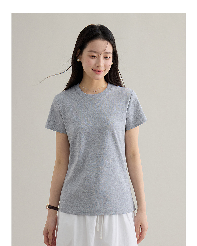 【 Blockbuster B: Super Comfortable Double-collar T-shirt with Upgraded Fabric 】 Spring short-sleeved T-shirt pic 99