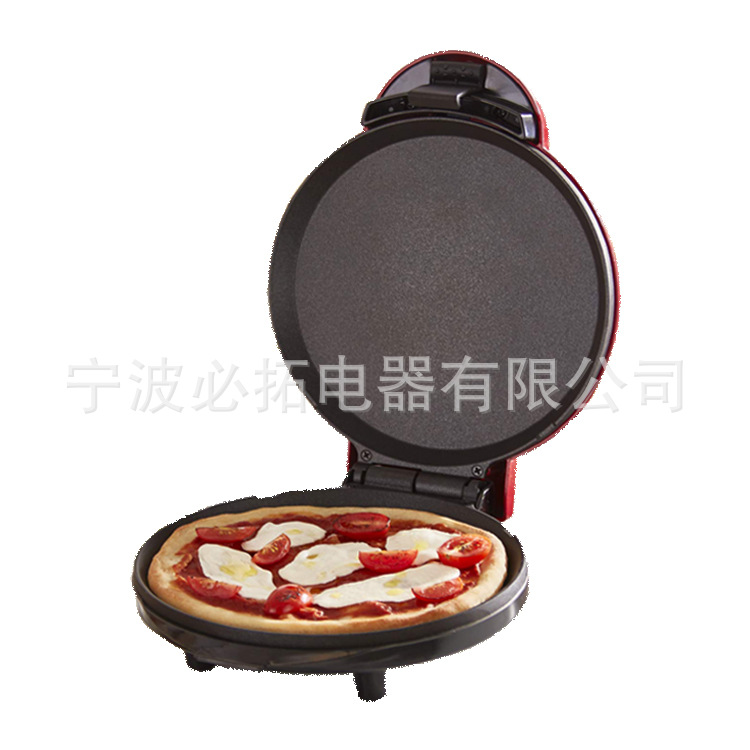 Cross-border best-selling pizza machine, electric griddle, home baking pizza tray, double-sided heating, non-stick pancake machine pic 2