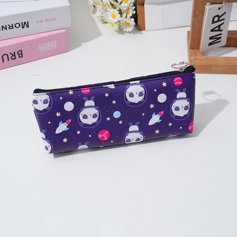 New cartoon cute large-capacity pencil case for students, high appearance level pencil case stationery box pic 7