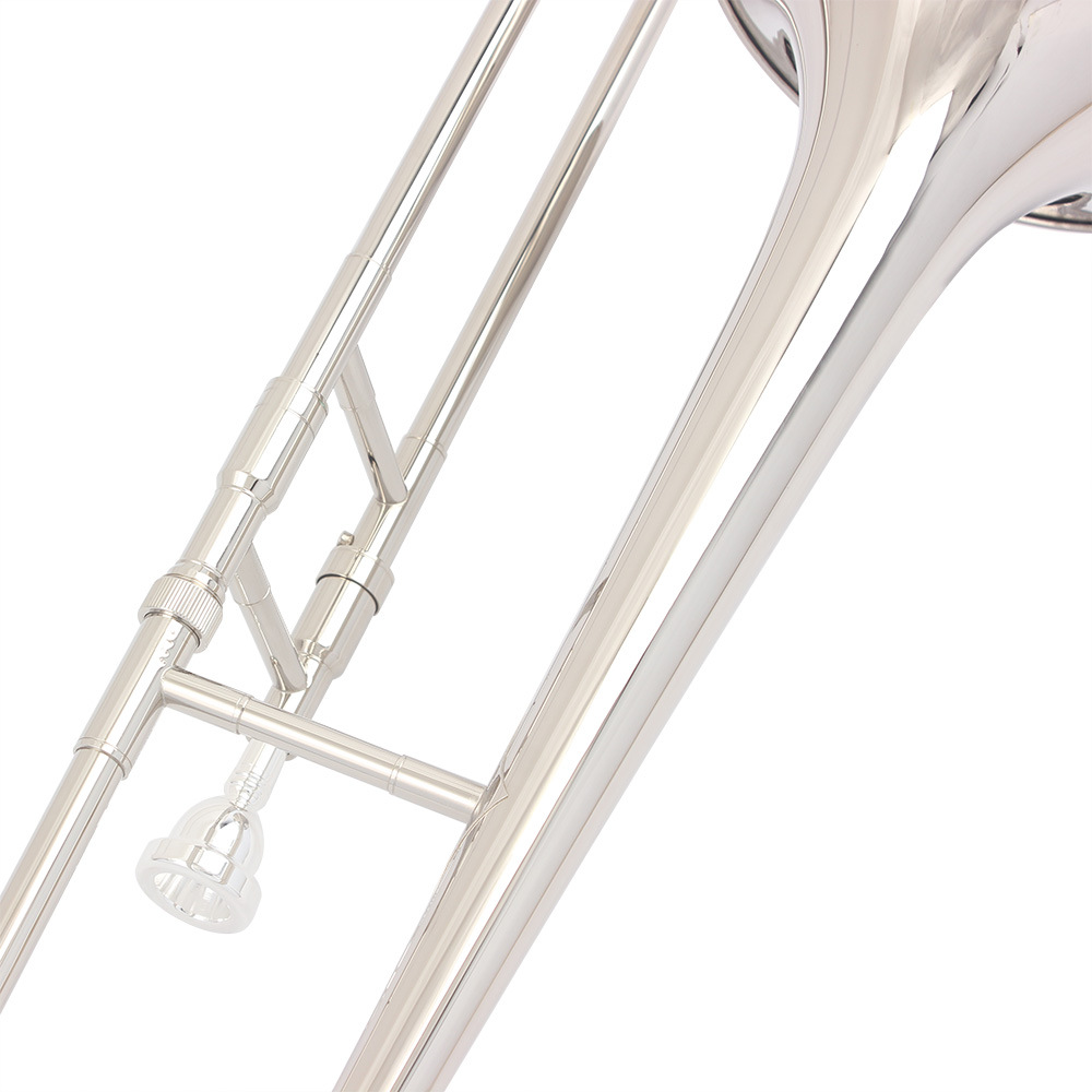 LADE trombón alto trombón en si bemol trombón pullman estudiante orquesta de principiantes trombón de latón trombón plateado niquelado al por mayor pic 23