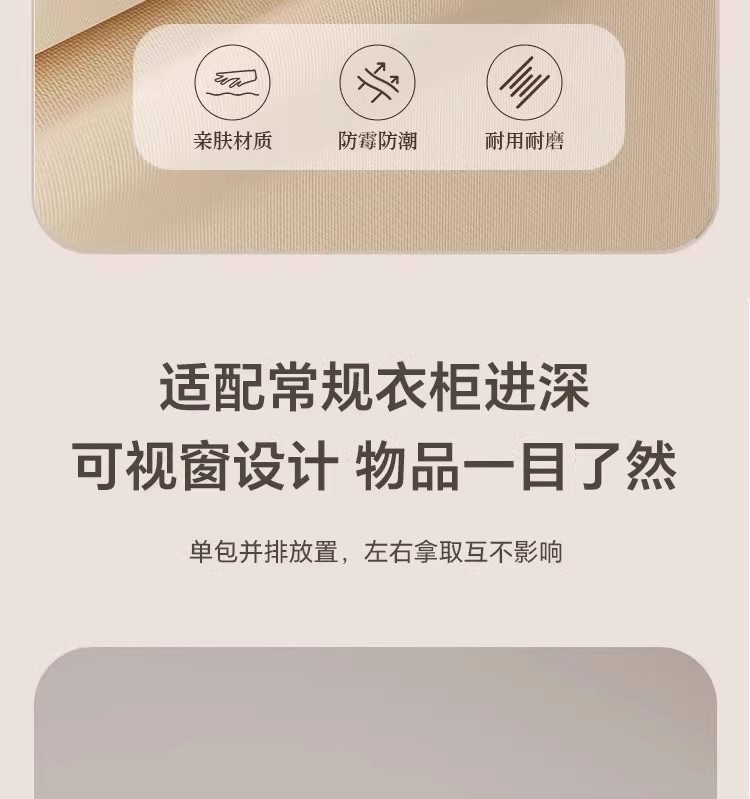 旅行衣物收纳袋可视水洗拉链压缩被子整理袋加厚搬家用防尘真空袋日用百货详情5