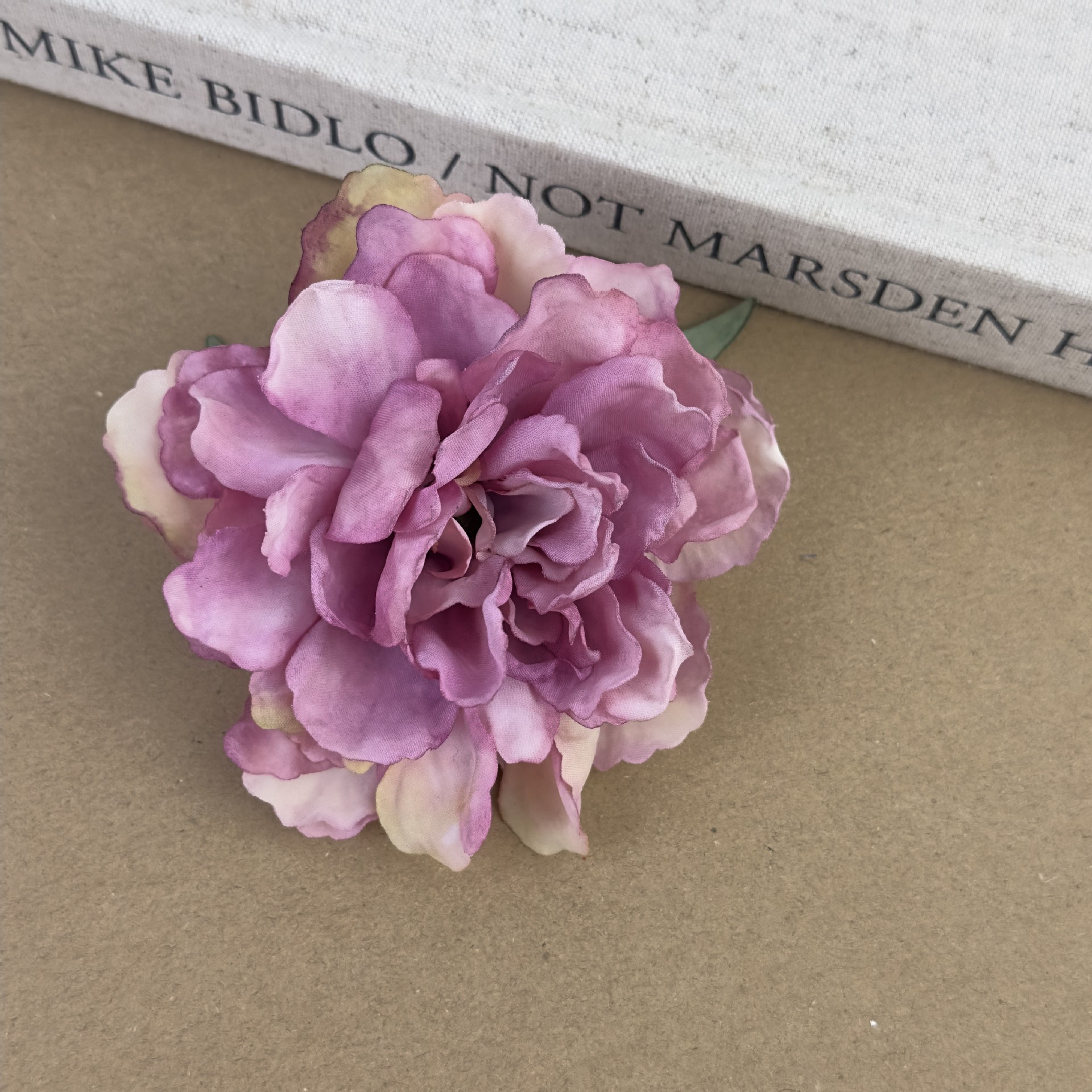 牡丹花发夹~大号度假风凹造型拍照花朵侧边夹发饰春季新款头饰女详情6