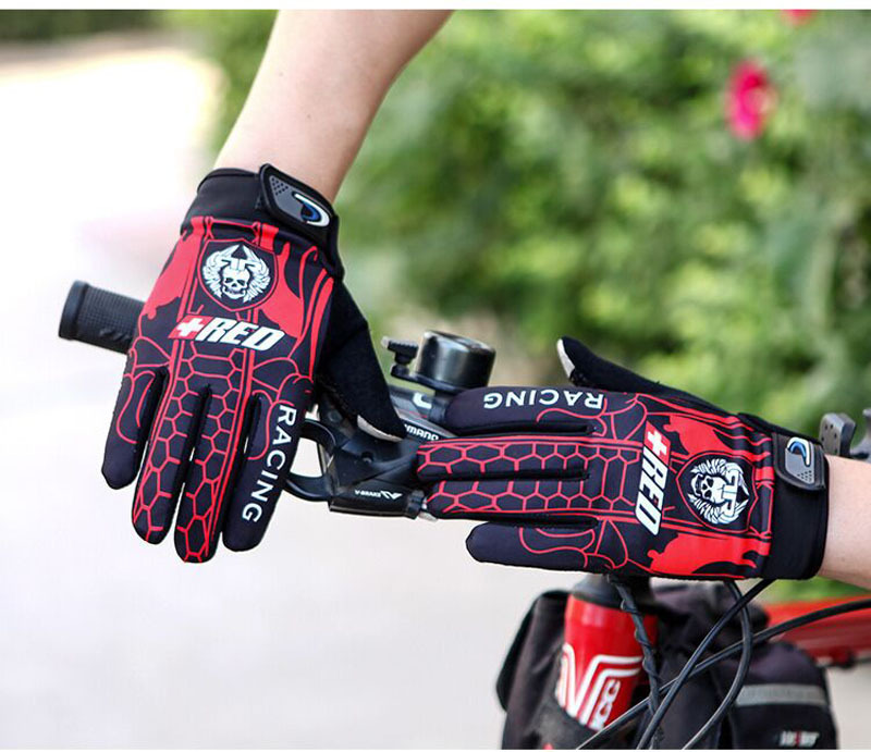 骑行手套户外长指运动骑车登山男女士触屏仿滑春夏季全指手套详情11