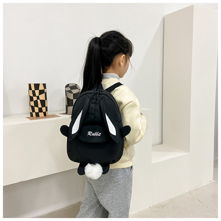 卡通可爱儿童双肩包幼儿园小孩轻便小背包3-6岁儿童帆布出行包潮详情22