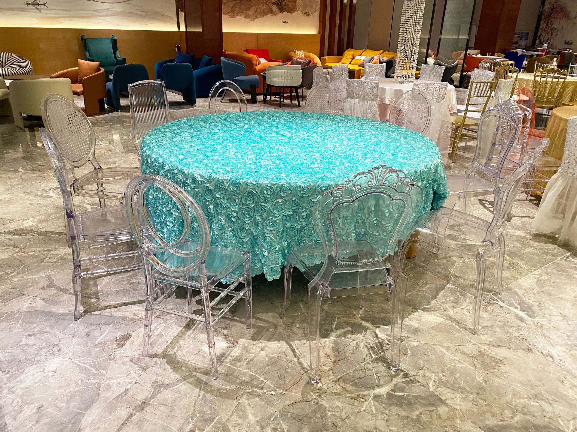 Star Factory wholesale outdoor wedding acrylic chairs, transparent crystal stools, hotel banquet hall plastic PC bamboo joint chairs pic 6