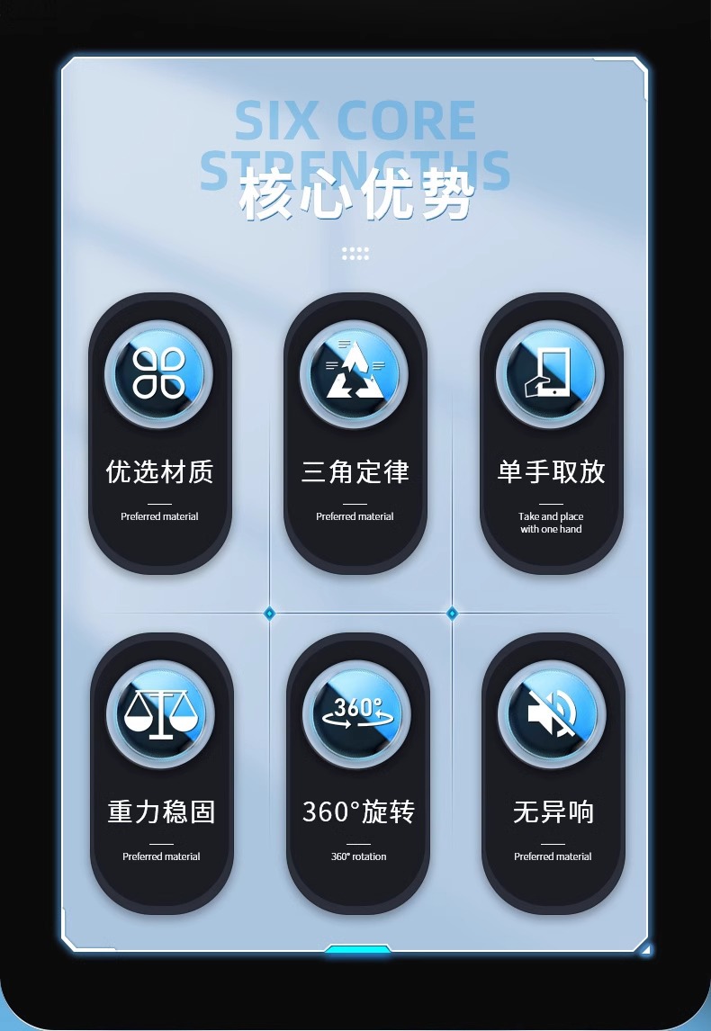 A new universal car phone support frame for navigation and fixation, specifically designed for car air outlets pic 3