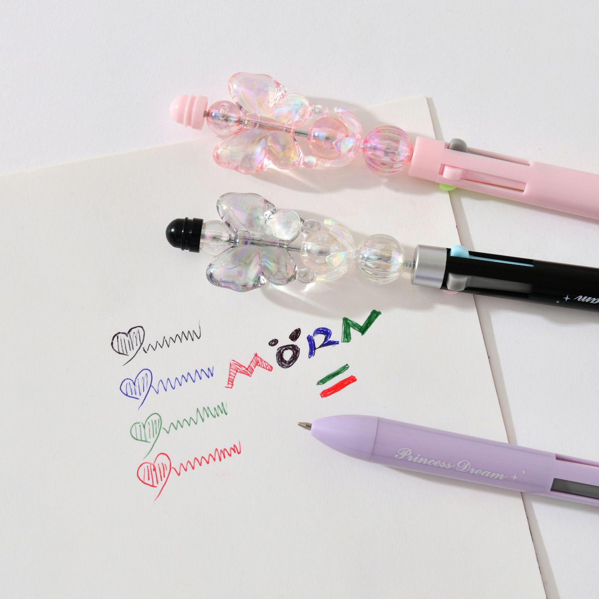 Chenxi Chuan Chuan Le 4-color Ballpoint Pen, creative and fun medium Oil pen, notebook, drawing, marking and color pen, New stationery wholesale pic 8