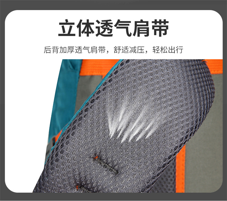 Wholesale of new backpacks, hiking sports backpacks, large-capacity water-resistant casual cycling and mountaineering bags pic 10