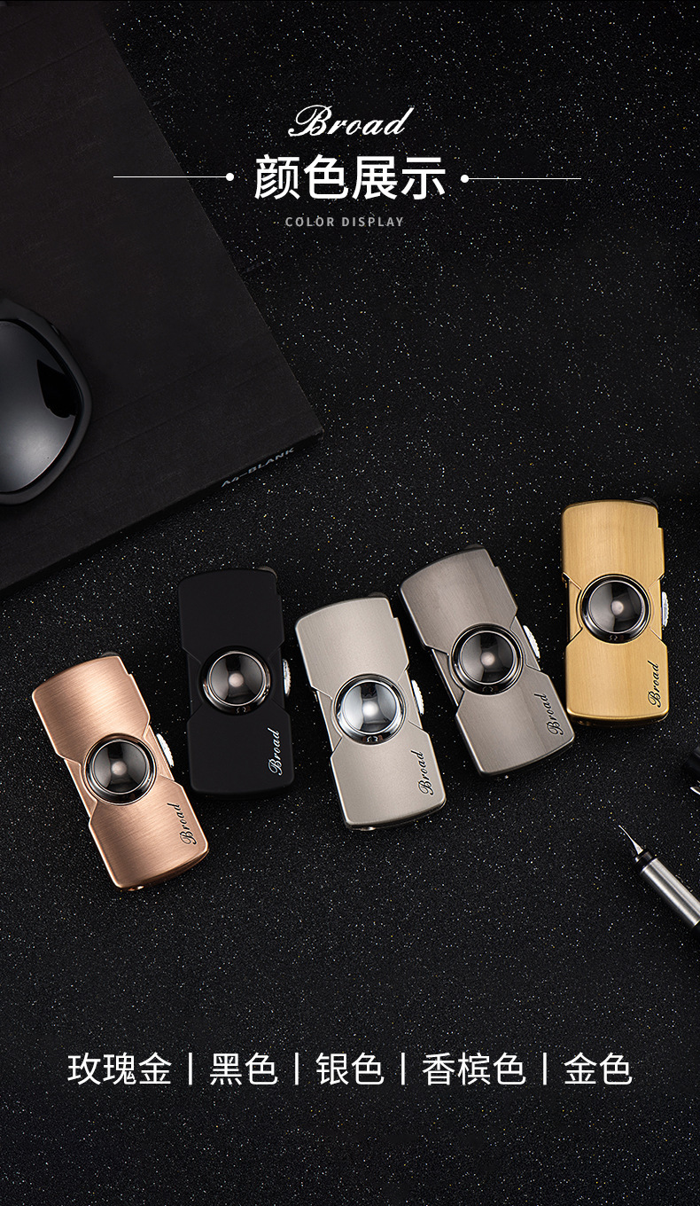 Fashionable and cool fingertip spinner metal infrared floating ball toy pic 6