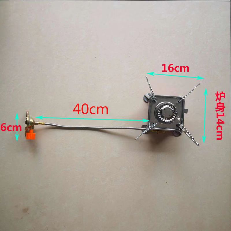 厂家直供户外迷你便携式小方炉野营折叠卡式炉瓦斯燃气野炊炉具详情2