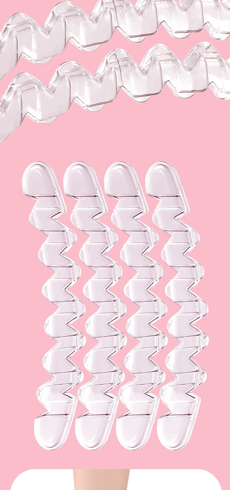 Anti-slip patch sandals, high heels, water ripple transparent forefoot pad, invisible anti-slip patch, gel forefoot half size pad pic 9