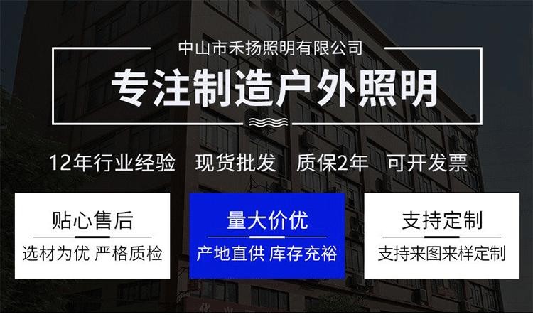 太阳能投光灯透镜高亮灯家用照明户外庭院灯天黑自动亮新农村路灯详情1