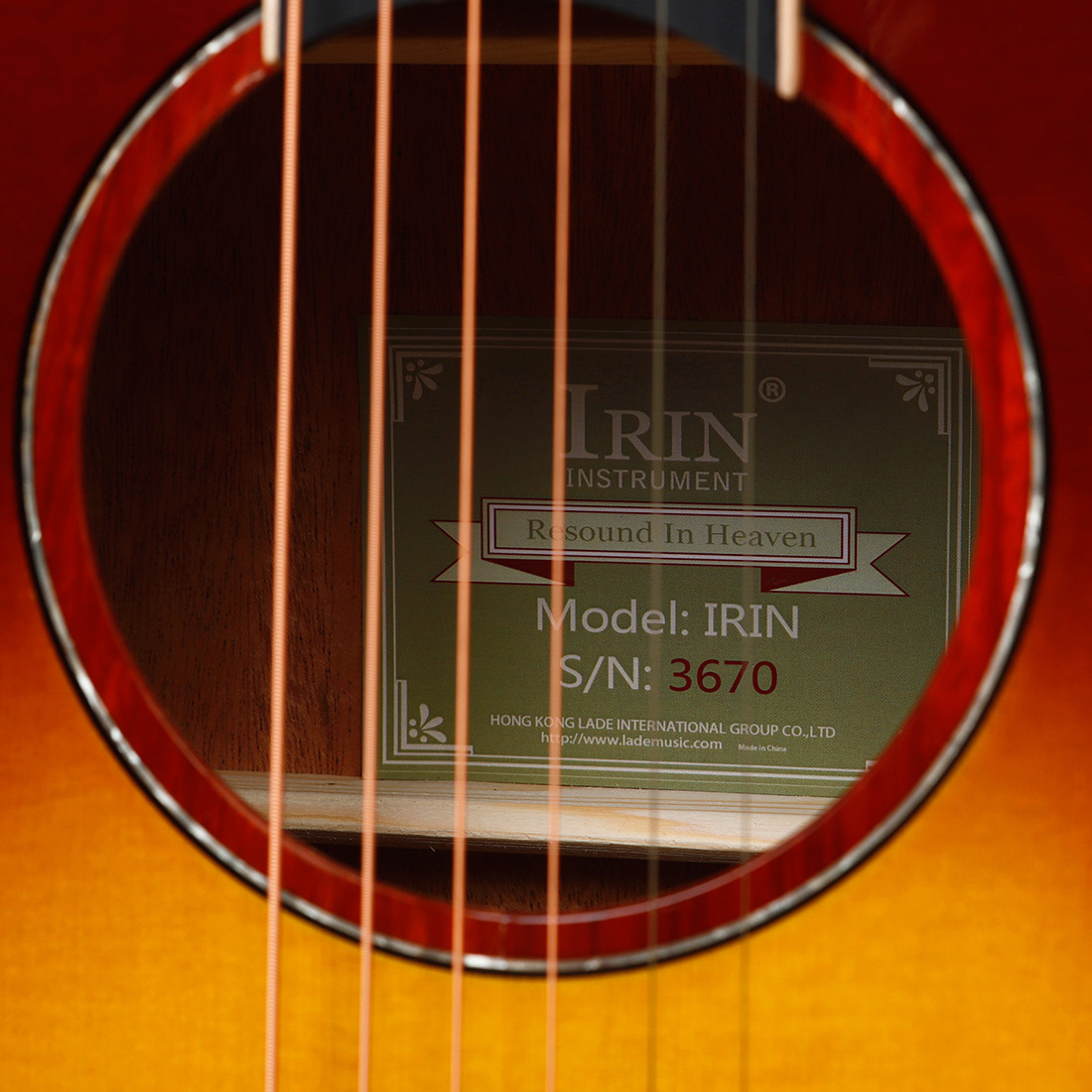 IRIN吉他36英寸亮光民谣木吉他儿童成人初学吉他乐器厂家guitar琴详情19