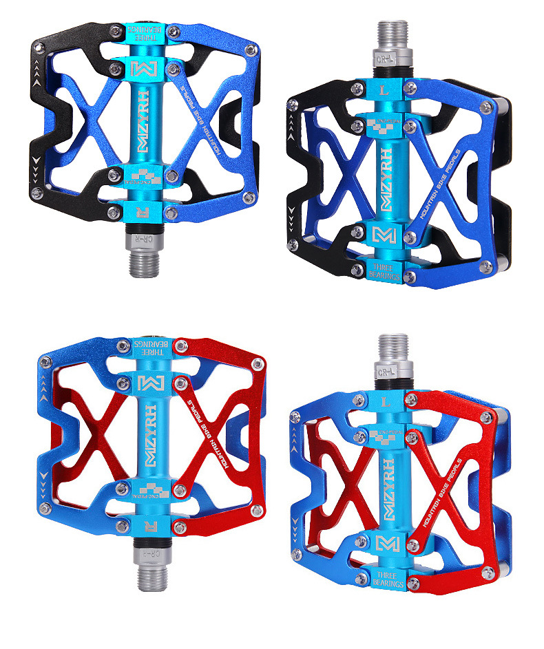MZYRH自行车脚踏3培林轴承通用配件铝合金脚蹬山地车脚踏板Y06详情33
