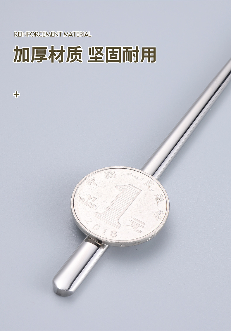 304长柄搅拌勺子批发不锈钢长柄冰勺印logo酒吧调酒棒圆棍咖啡勺详情20