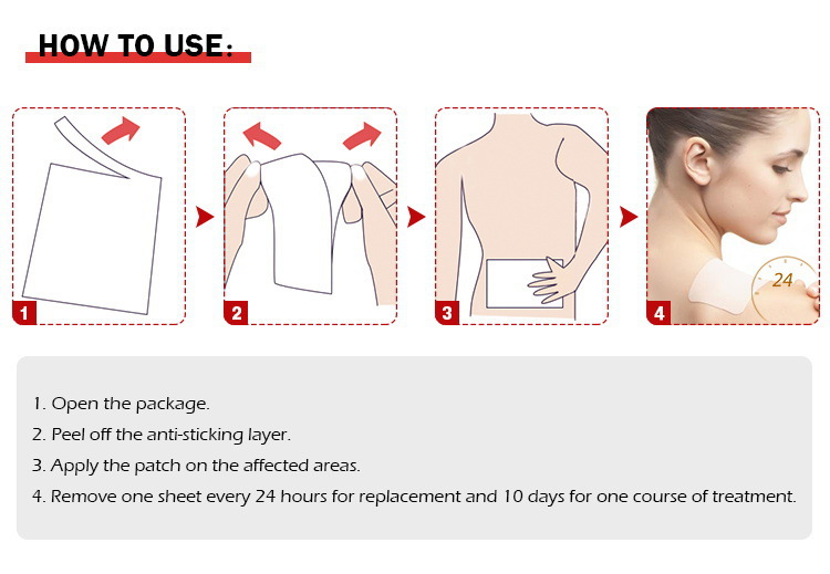 Cross-border exclusive care patches, knee and cervical muscle relief patches, external contusion care patches, skin color daily plaster patches pic 10