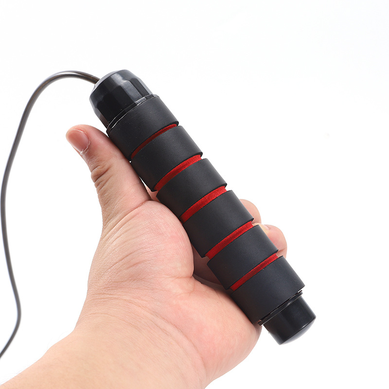 体育用品成人儿童学生中考轴承钢丝负重跳绳批发专业健身器材详情5