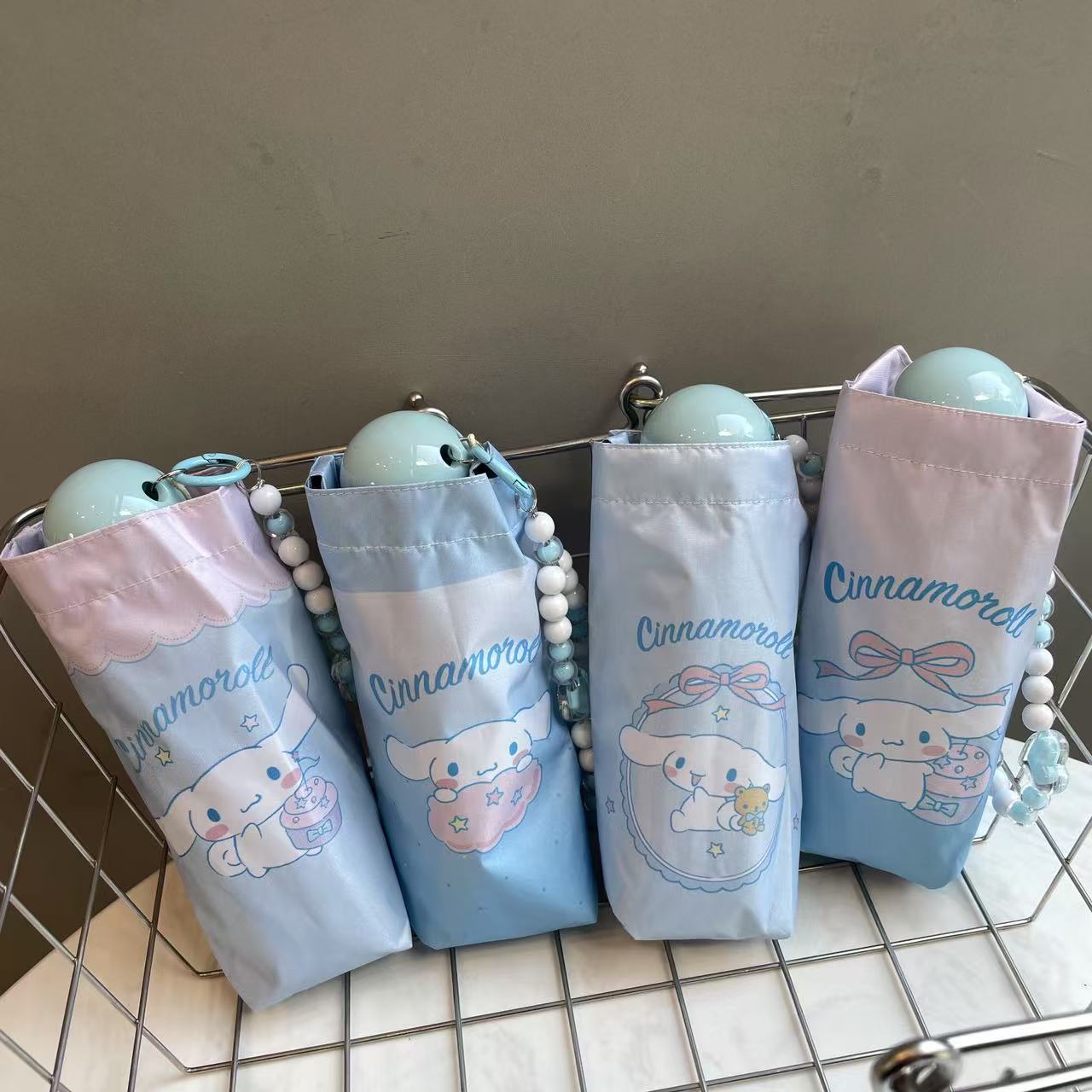 可爱大耳狗卡通图案正版授权三丽鸥晴雨伞搭配手拎袋设计遮阳防晒详情1