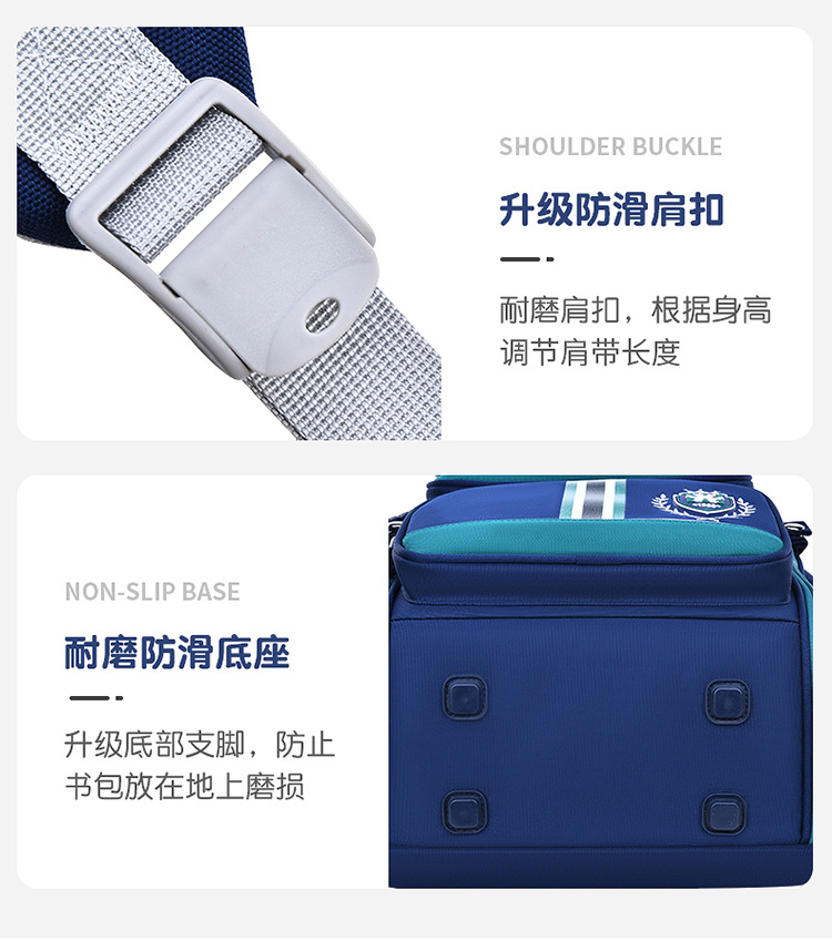 Sesame Baby new school bag for Boys one-piece open space bag 1-3-6 grade children backpack pic 16