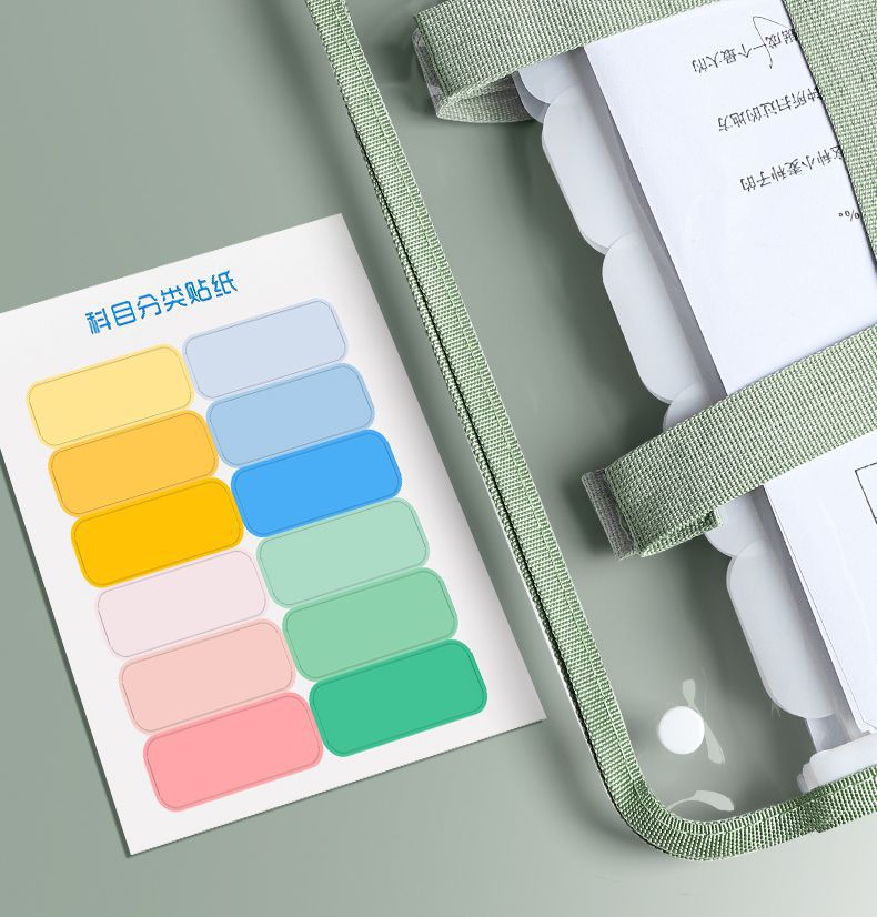 A4 high appearance level multi-layer transparent thickened document bag, large capacity test paper holder, storage book folder, portable organ bag pic 5