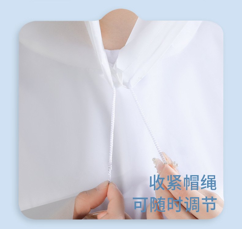 Thickened and lengthened disposable raincoat, explosion-proof rain travel one-piece raincoat, portable card, adult hiking and rafting raincoat pic 10