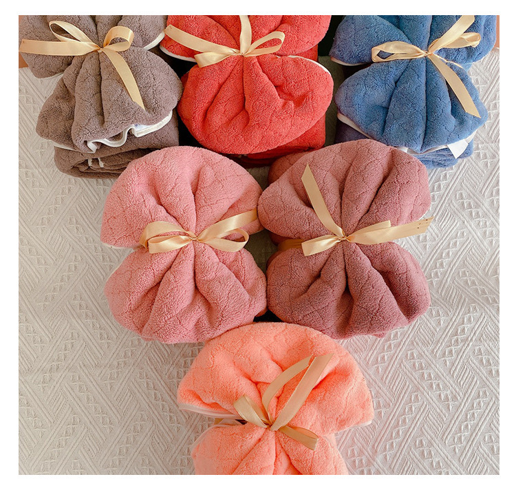 【 Chi Jia 】 Soft adult household European coral fleece cover towel, absorbent couple bath dry hair towel for face wiping pic 13