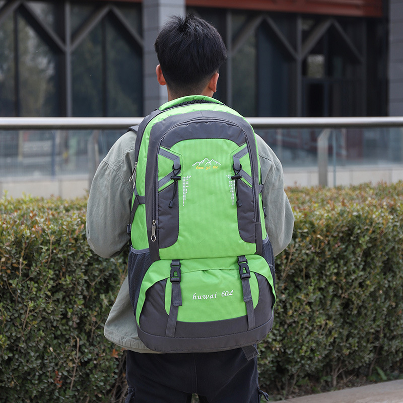 2025新款户外登山包60L大容量包 旅游双肩包女运动男韩版旅行背包详情24