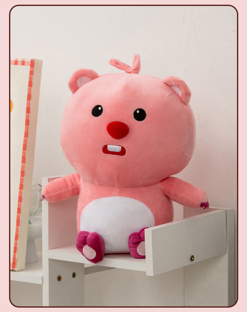 小海狸迷你毛绒娃娃情侣款摆件工厂直发布艺玩偶抱枕毛绒玩具详情9