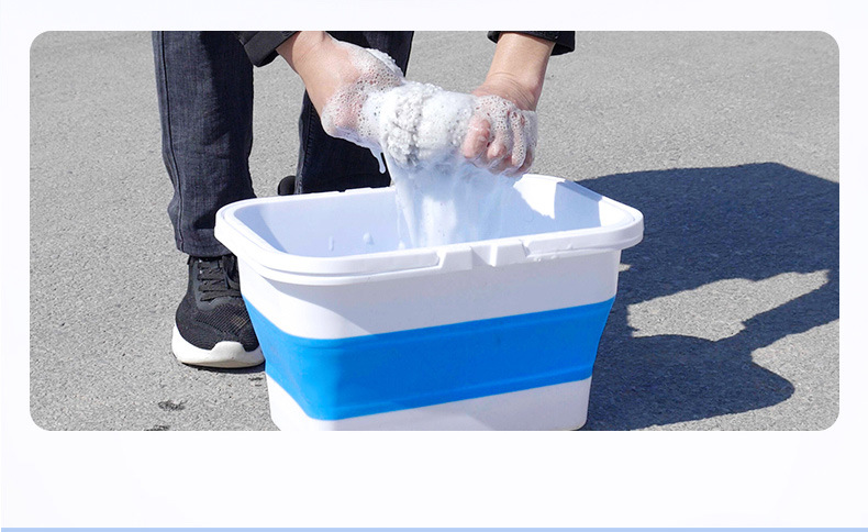 Car wash mop, telescopic bent rod, special car mop, anti-injury car wash brush, cleaning tool, car cleaning wonder pic 15