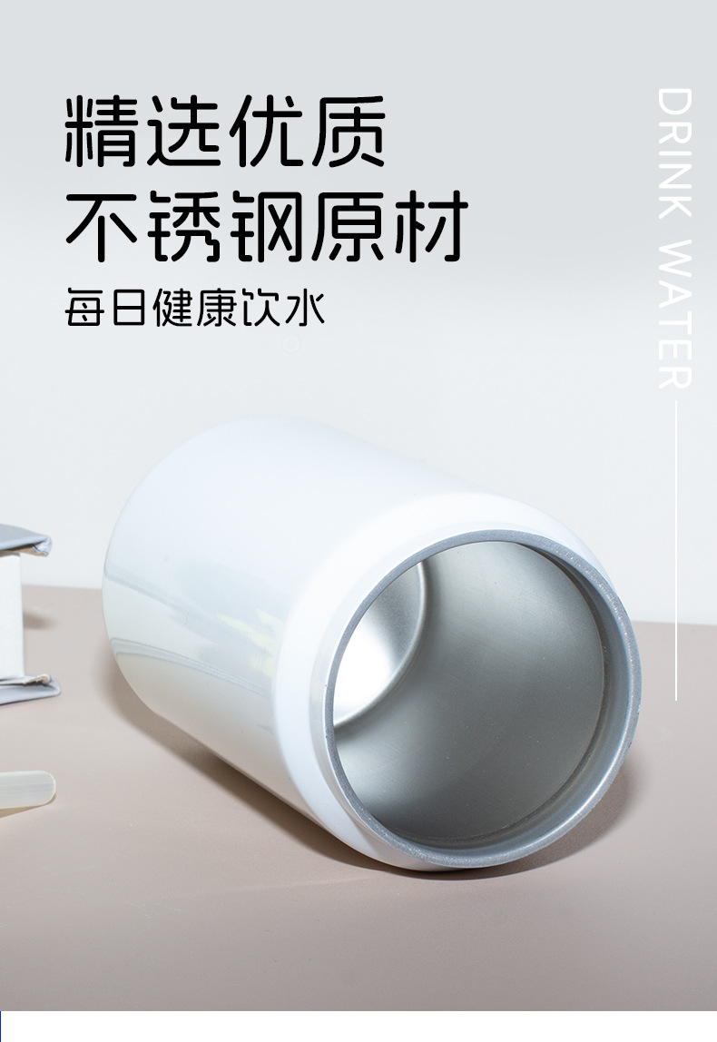 可乐罐保温杯保温保冷不锈钢汽车杯个性带吸管易拉罐礼品详情3