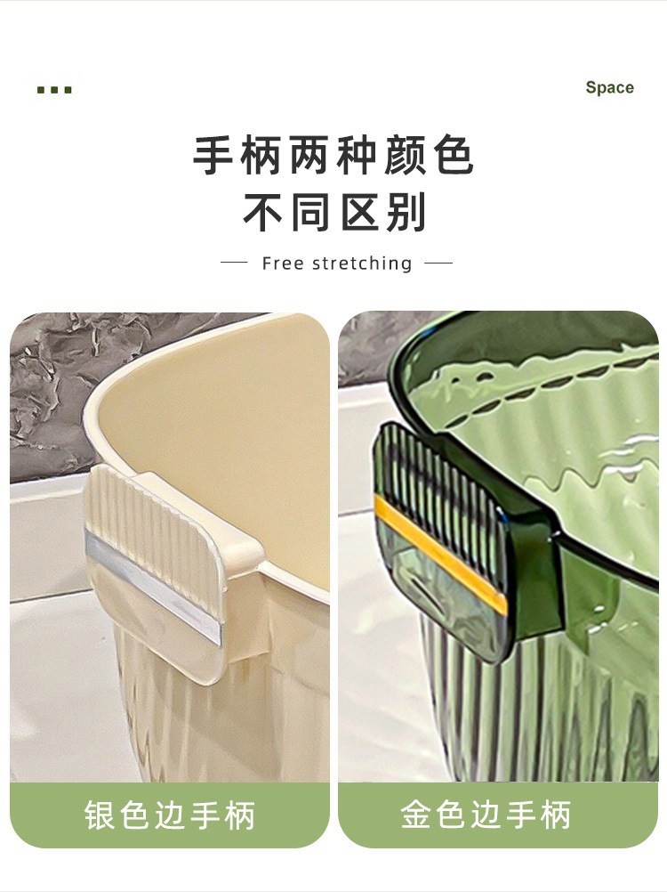 CCKO果蔬沥水篮双层洗菜盆家用洗水果滤水篮大容量洗菜篮子沥水盆详情17