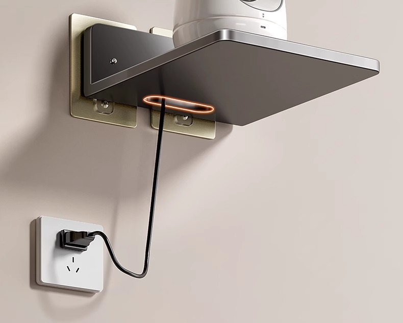 免打孔投影仪支架上墙置物架壁挂路由器放置架电视机顶盒支撑架子详情19