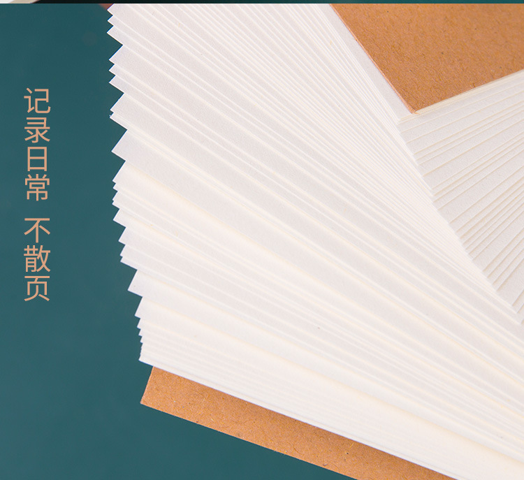 Korean creative stationery, tear-off practical notepad, kraft paper portable notepad, TODO plan notes pic 13