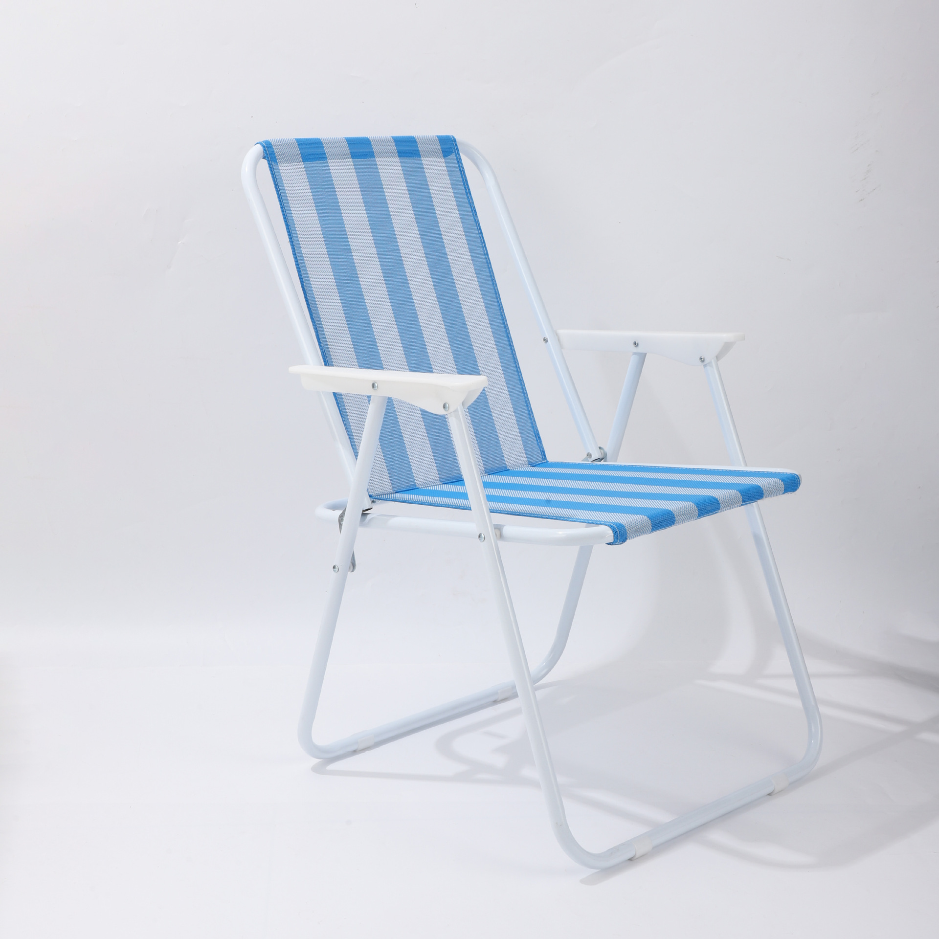 户外野营折叠沙滩椅室内休闲弹簧椅夜市摆摊专用休闲椅多色可定详情8