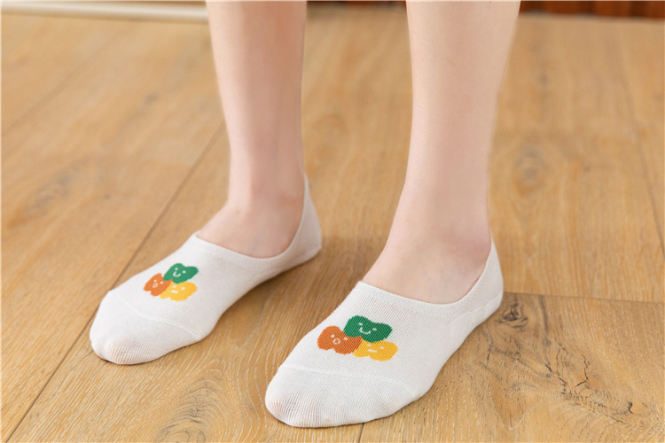 船袜女夏季薄款清新水果隐形防滑棉袜子女短袜浅口可爱日系ins潮详情14