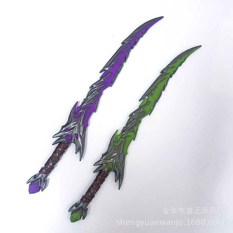 New Peace Elite Fladi Tailstab size 80 cm PU subway escape toy knife model cosplay prop pic 1