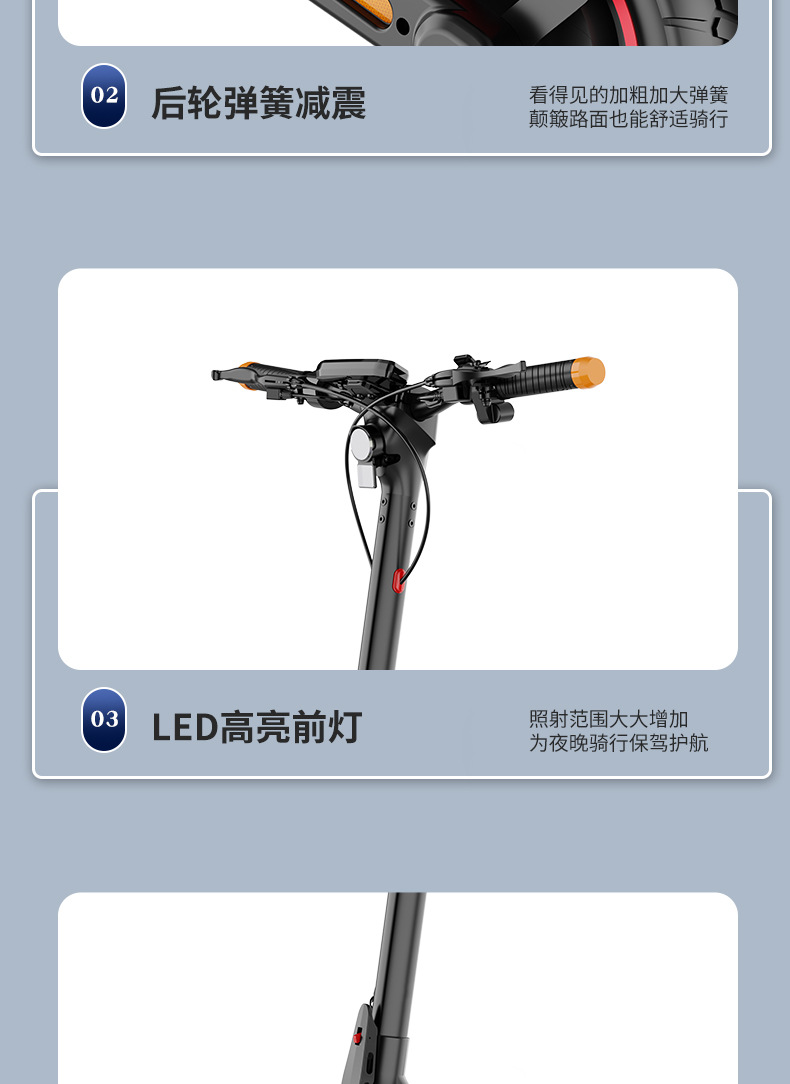 Wholesale of 48V electric scooters with lithium batteries, adult folding chauffeur mini mounts, and small commuter electric vehicles pic 12