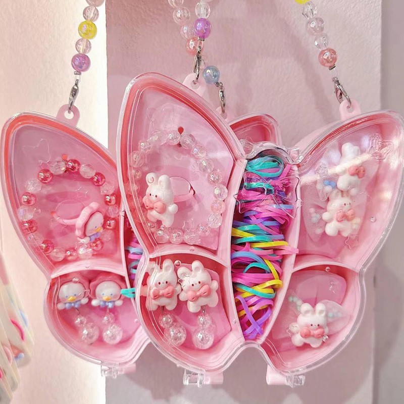 儿童首饰套装儿童发圈手链发夹套装儿童首饰礼盒动物包包儿童饰品详情11