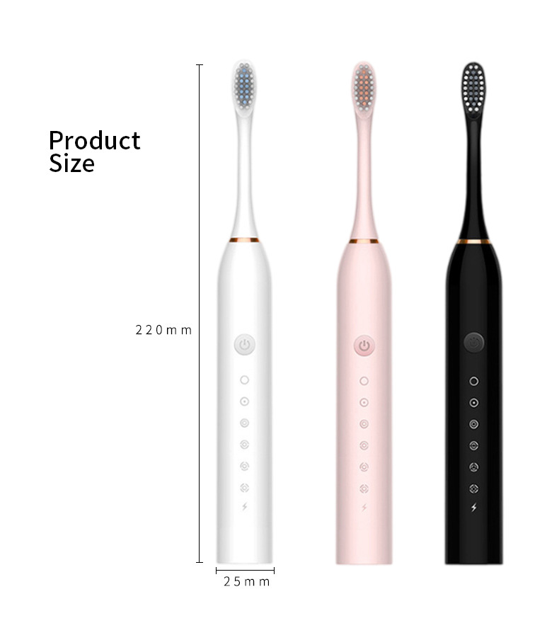 Cross-border portable water flosser, teeth cleaning instrument, automatic adult, children and women ultrasonic electric toothbrush, charging model, travel pic 15