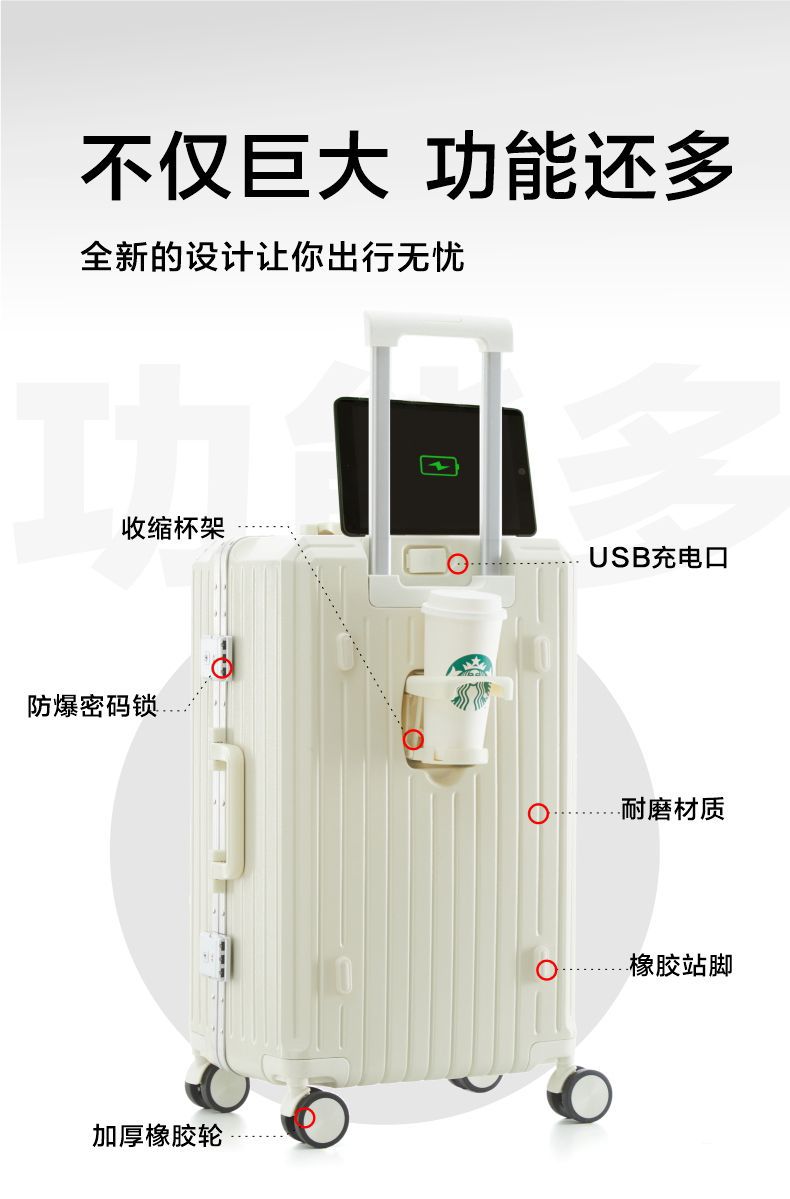学生超大行李箱大容量新款结实耐用拉杆箱密码箱万向轮详情7