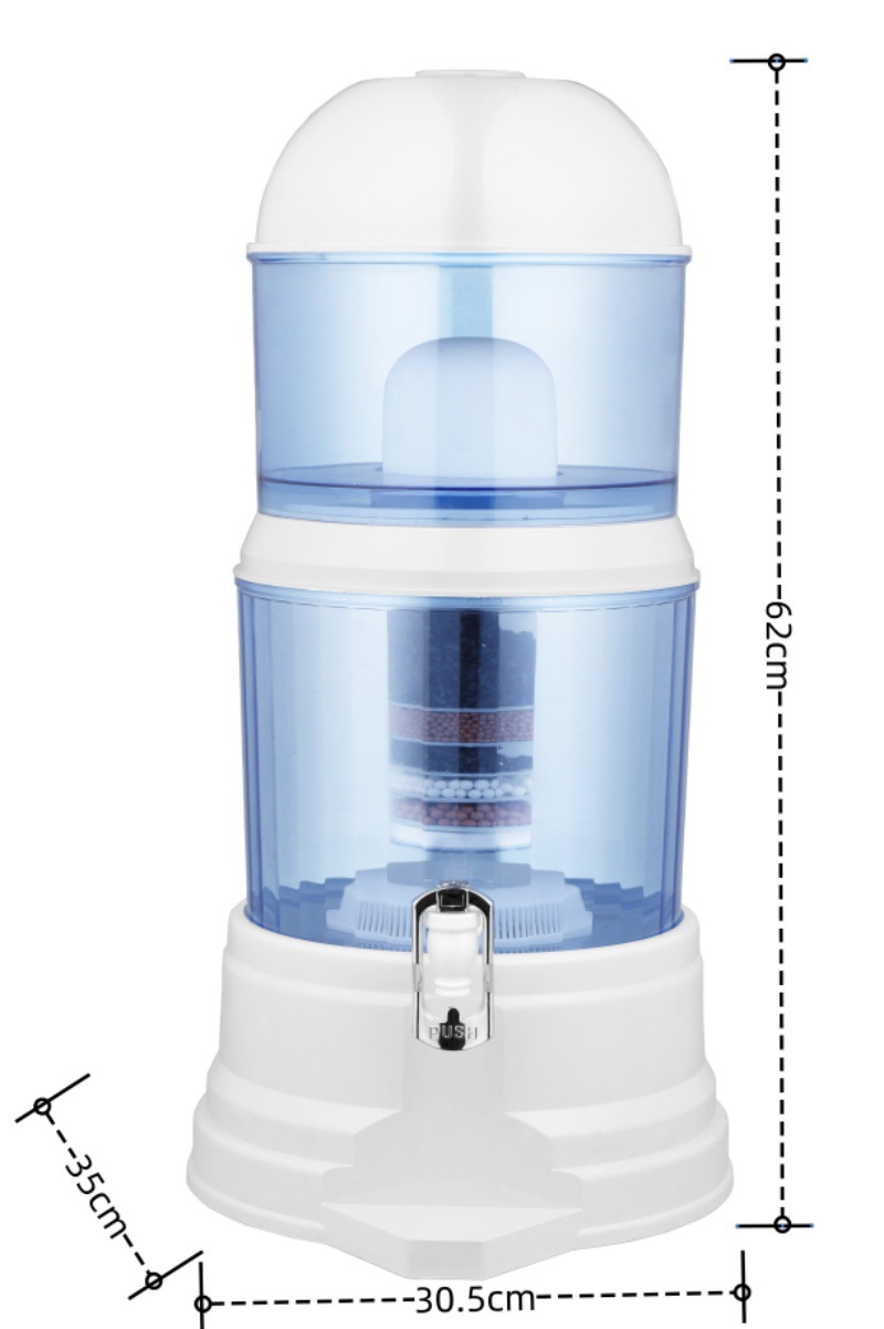 Cross-border export household water purifiers, multi-layer activated carbon filters, ceramic mineral spring kettles, large-capacity water purifiers pic 1