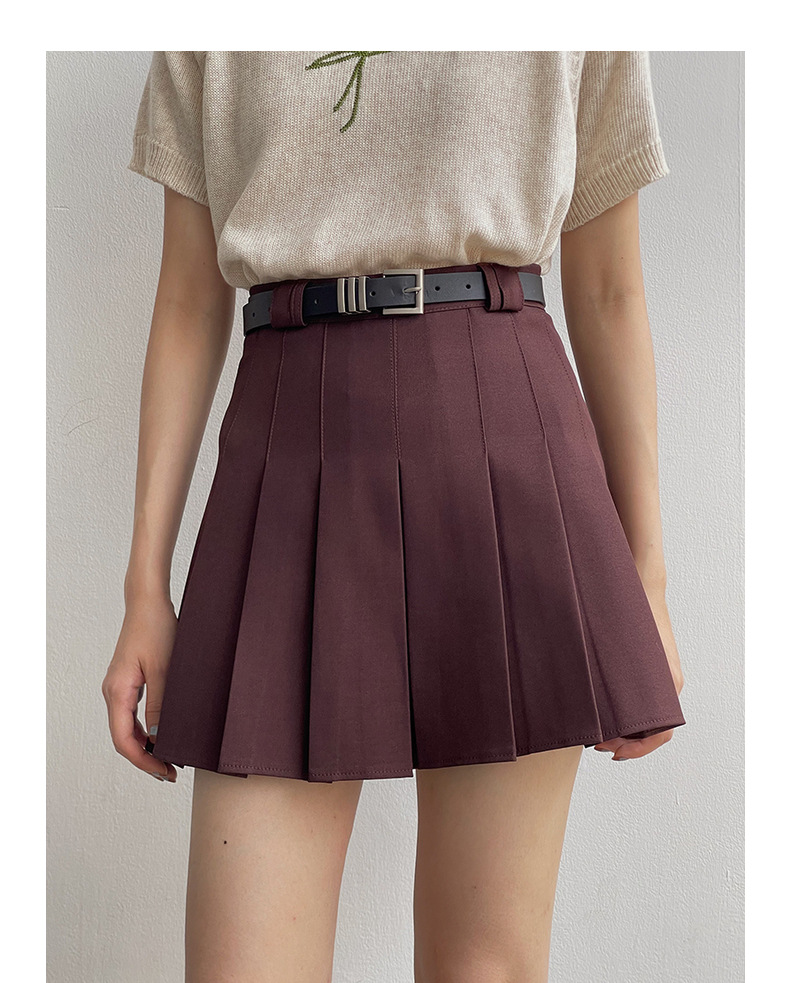 【主推 首尔私校百褶裙】高腰显瘦A字jk短裙女夏新款半身裙N127B详情17