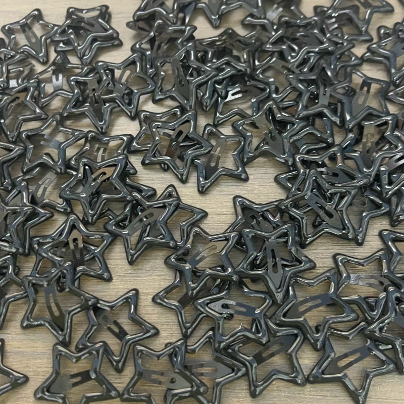 可爱bb夹侧边夹刘海夹金属y2k小夹子头饰发夹川野多巴胺星星发夹详情14