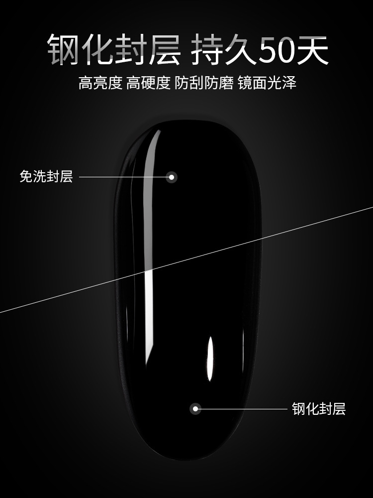 美甲功能胶硬式免洗钢化磨砂封层加固胶底胶粘钻延长公斤装甲油胶详情1