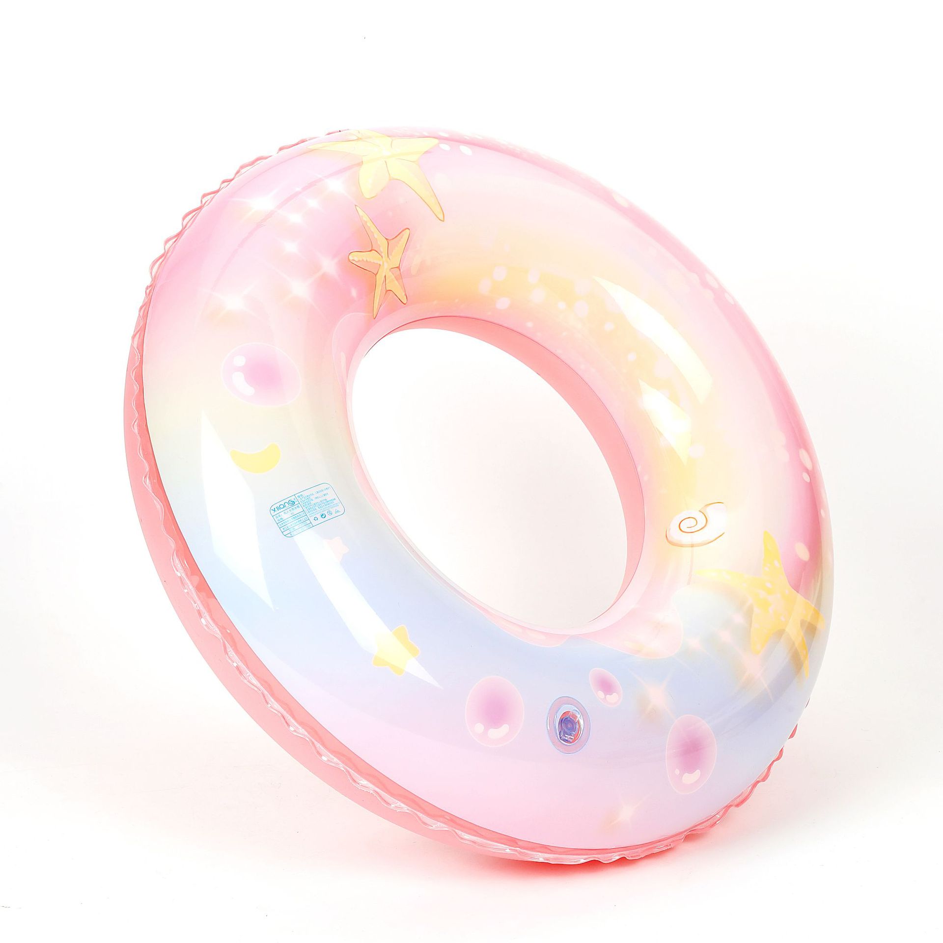 成人游泳圈批发女水上户外充气浮圈加厚带把手救生圈儿童游泳圈详情10