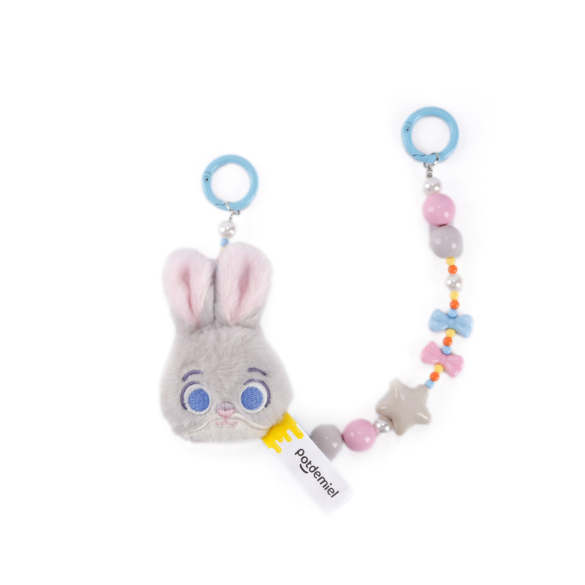 Disney Stitch, Zootopia, Judy Fox, Nick Macaron, Candy Bean backpack Pendant, keychain pendant pic 1