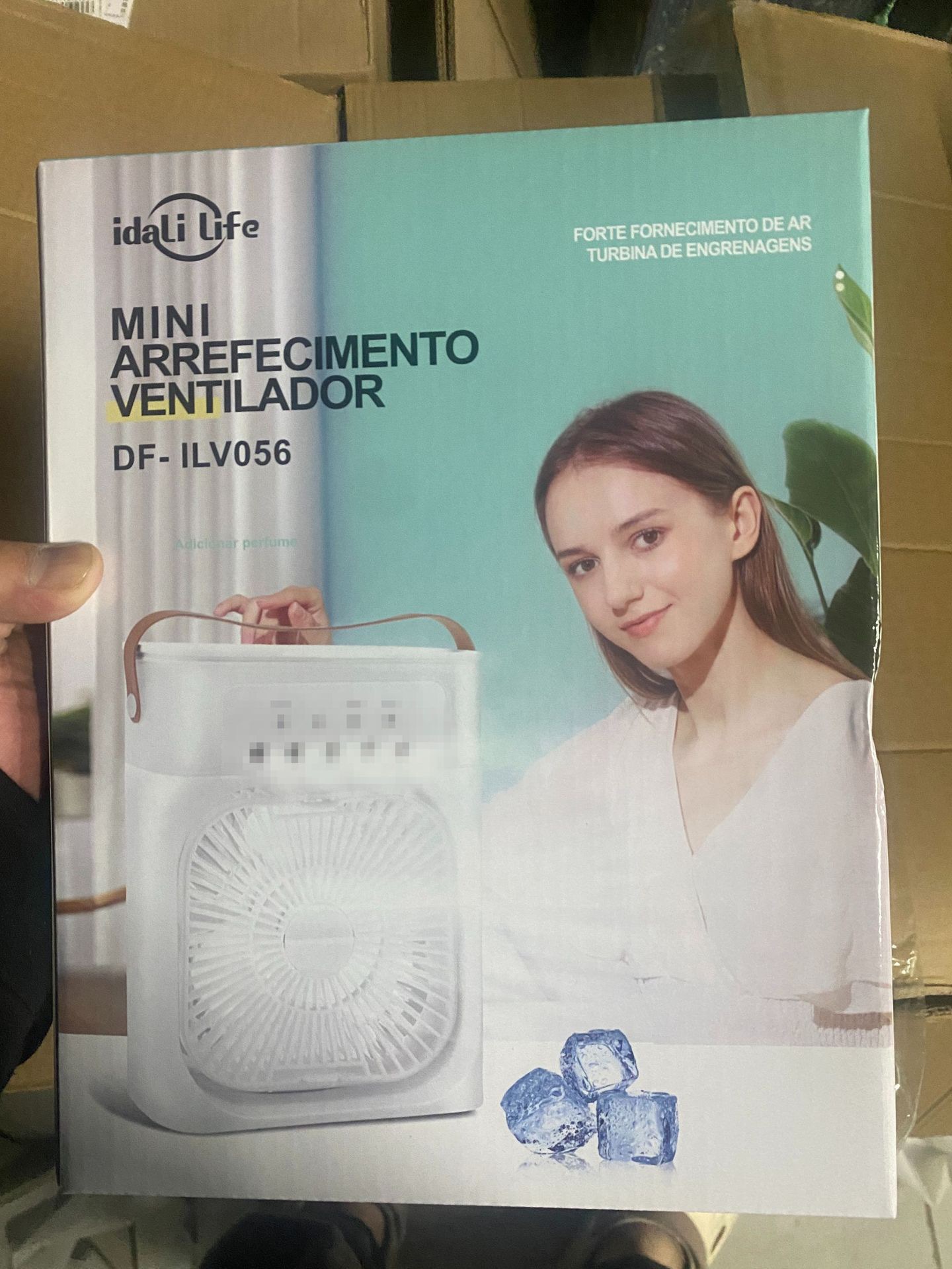 跨境爆款五孔喷雾风扇加湿制冷空调扇桌面宿舍迷你冷风机USB风扇详情5